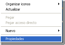Escritorio propiedades