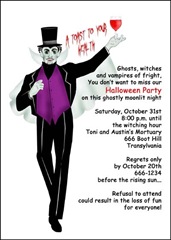 Photo Halloween Invitation