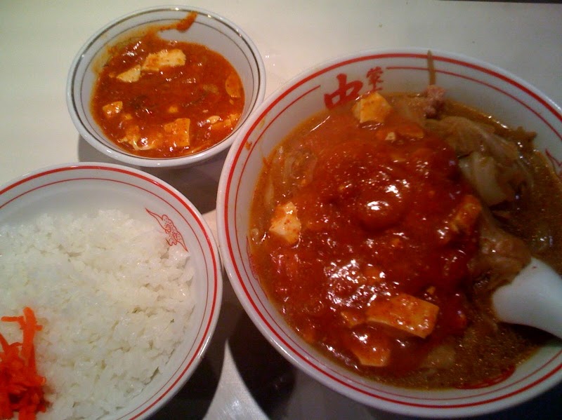 蒙古タンメン(770円)+定食セット(170円)/中本(目黒)