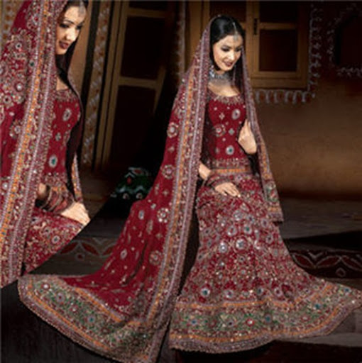 Indian Wedding Gown Maroon TAGS Indian wedding dress Indian Lehnga 