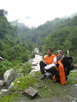 Alongside the Yamuna with Mom