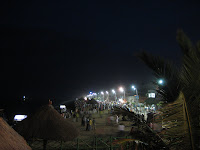 Weekend crowds, Pondicherry.