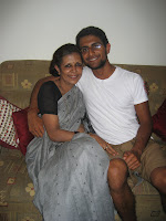 With my aunt, Delhi