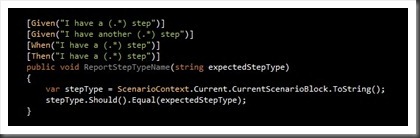 current scenarioblock stepdefinition current scenarioblock stepdefinition