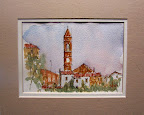 Montemaggiore al Metauro, Italy 5inx7in image in 8inx10in matte Original watercolor on 300g Fabriano Cold Pressed paper
SOLD