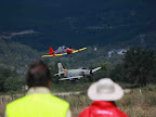 PASADA A BAJA ALTURA DEL TEXAN DE PACO CUEVAS Y EL SKYRAIDER DE JOSE RODRIGUEZ
