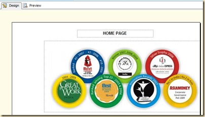 1 Home Page section