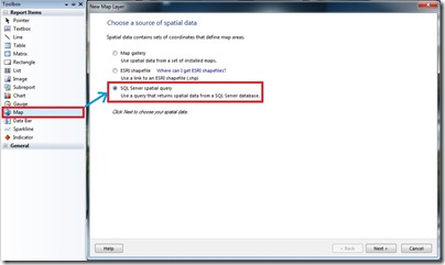 2 Choose source of spatial data