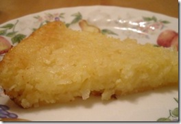 coconut pie slice