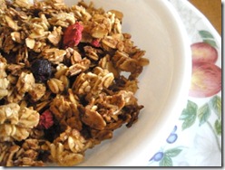 triple berry fiber power granola