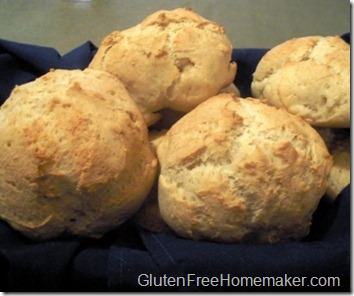 French bread rolls in basket 2