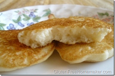 Bisquick pancake - cut