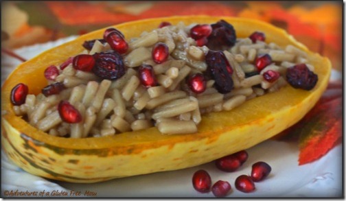 Orzo Stuffed Delicata Squash Orzo Stuffed Delicata Squash