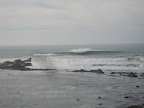 A good sized Mavericks wave.