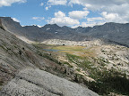 Gallison Lakes. We camped at one of the upper lakes barely visible here.