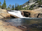 Pools next to our camp site.