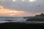 Sunset at Sunny Cove Beach.