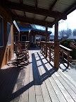 The porch in front of our classroom.