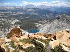 Looking down at Lady Lake.