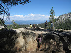 Taking a break on the way to Lady Lake.