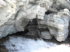 River coming out of the Lower Curtis Glacier. I see a face in this one.