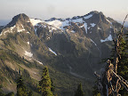 Peaks above Lake Ann.