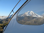 View of Baker from tent.