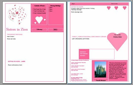 amber s notebook february newsletter template february newsletter template