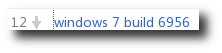 Windows 7 Build 6956