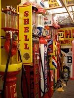 More old gas pumps, Castlemaine