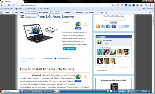 SEO Toolbar for Google Chrome Browser