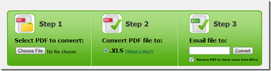 How to Convert Pdf file to Excel file Online
