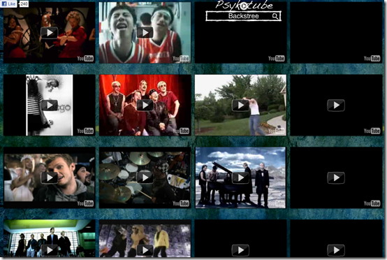 Psykotube:Fastest way to Search Youtube Videos