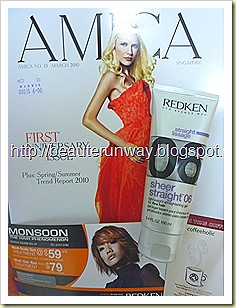 amica 1st anniversary issue redken hair gel