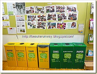 the body shop recycling bins