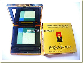 YSL 4 colour harmony Eyeshadow Absinthe Green