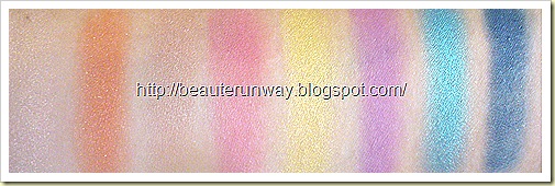 Loreal Hip Eyeshadow swatches Flare, adventurous,Flamboyant, Showy