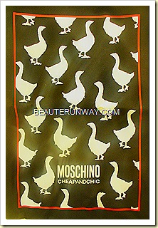 Moschino Cheap and Chic goolden goose