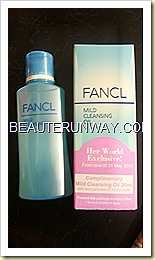 Fancl Mild Cleansing OIl Her World Magazine MPH Promotion