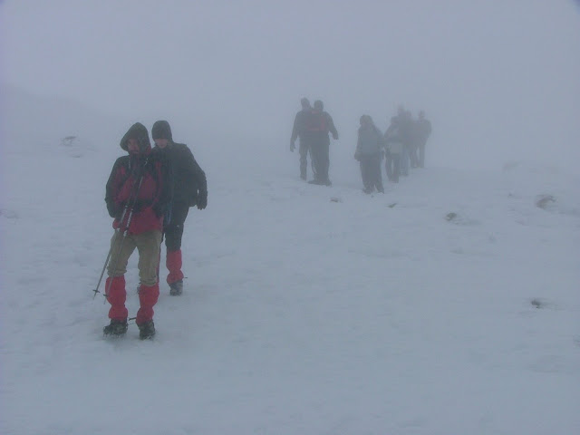 Descenso por la cresta