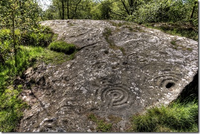 northumbrian rock art at roughting linn