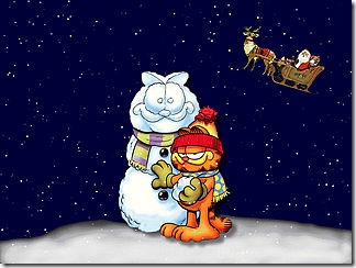Christmas-(A-Garfield's-Snowman)-Screensaver-0826