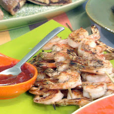 Grilled Shrimp with Asian Style 