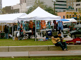 A Saturday Market in Market Square Park.  Tie-Dye returning from the past along with a reincarnation of the famous singer ......