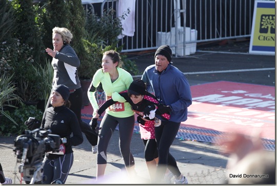 Carrying to the finish