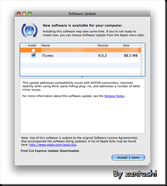 iTunes 9.0.2 Update SIZE 88.5 MB Date 30 Oct 2009