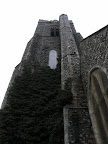 Looking up at the south facing side of the tower. Looking up at the south facing side of the tower.