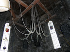 Bell ringing chamber - roughly a third of the way up the tower. Bell ringing chamber - roughly a third of the way up the tower.