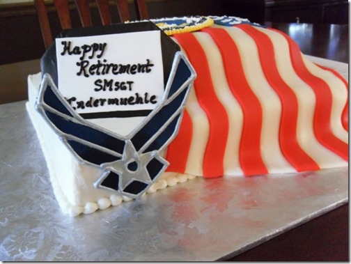 Airforce Retirment Cake 2