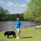 Lake Charles - what the heck is Shiba looking at?